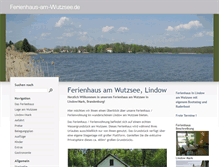 Tablet Screenshot of ferienhaus-am-wutzsee.de